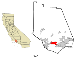 Ventura County California Incorporated and Unincorporated areas Camarillo Highlighted
